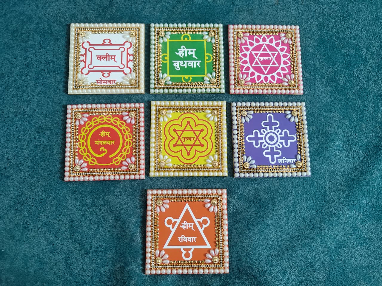 Devotional Yantra Set - Weekly pooja