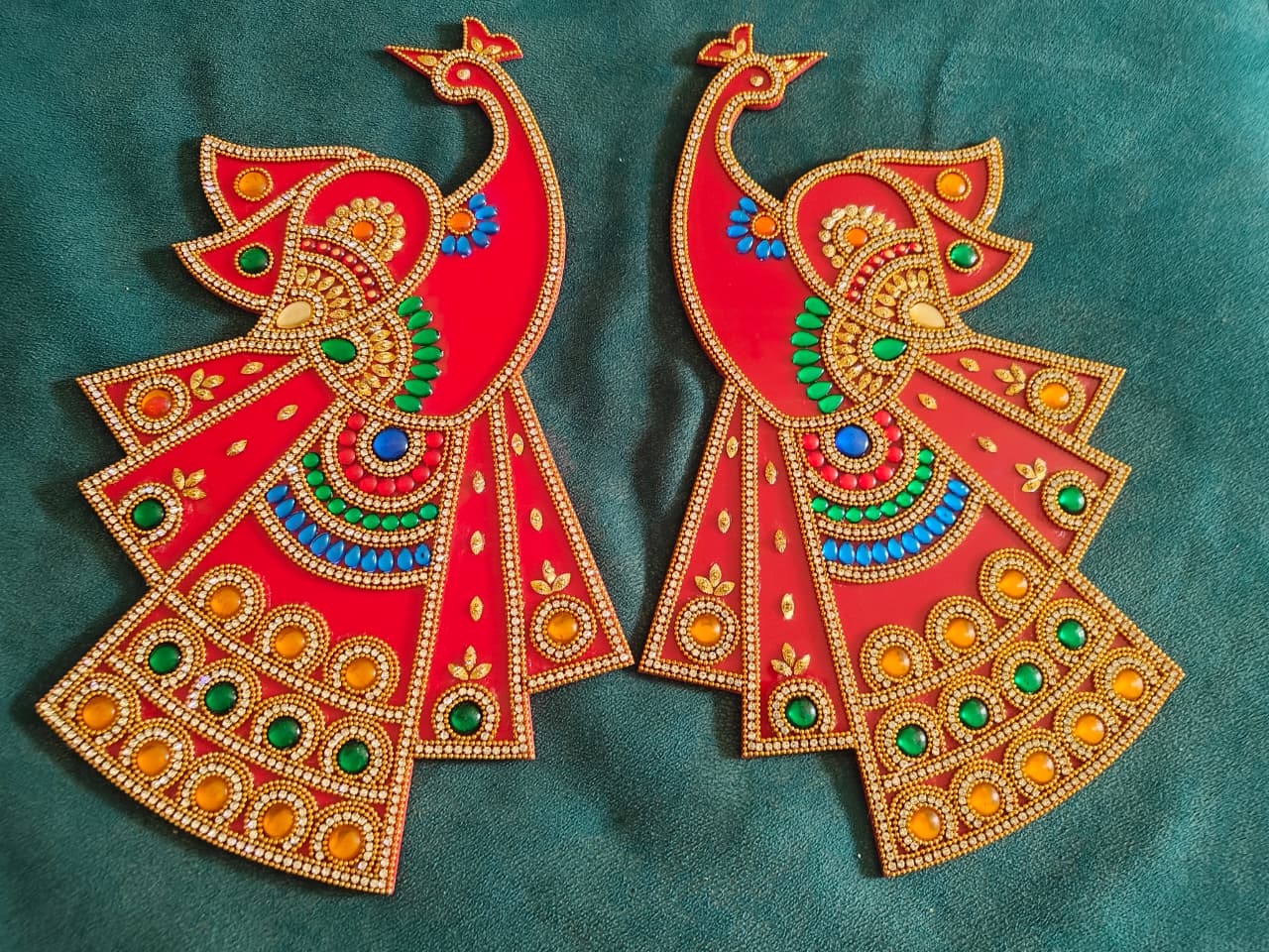 Peacock Pair Wall Decor