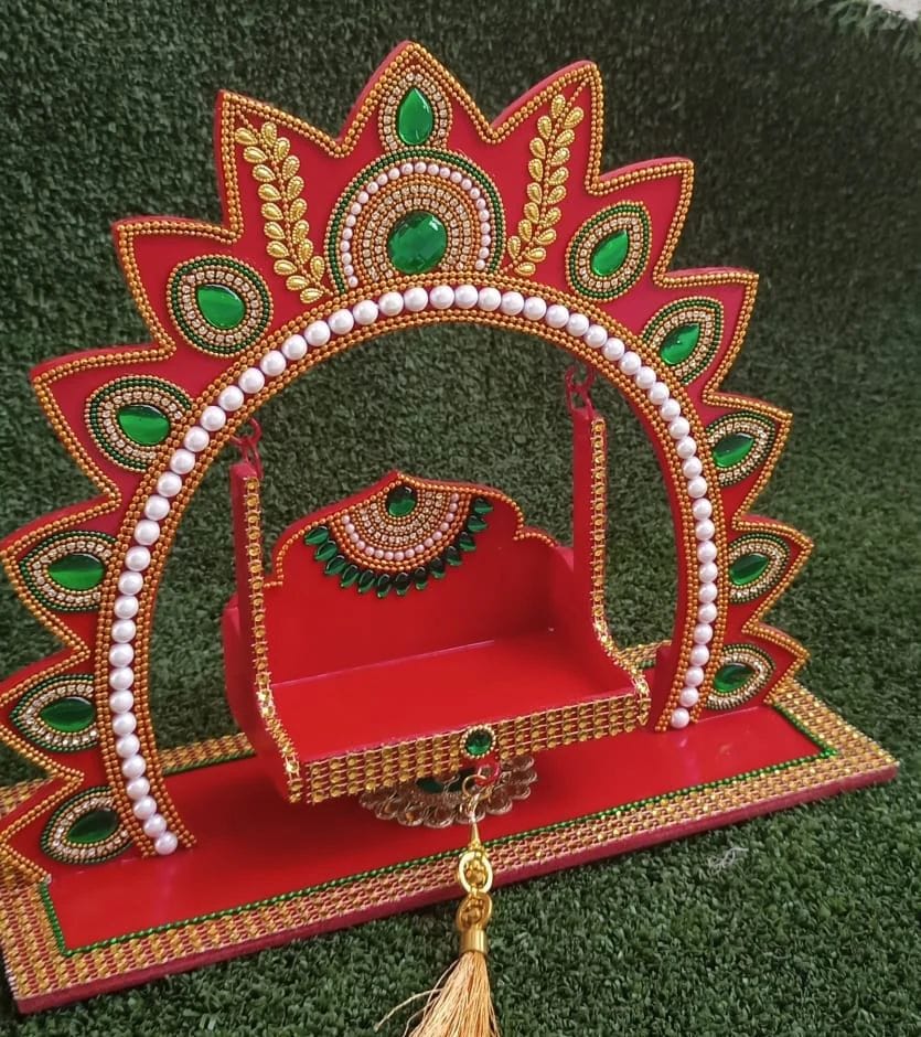 Singhasan Jhula - Decorated temple swing